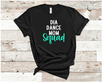 DIA FEMALE SQUAD BLACK T-SHIRT (YOUTH-ADULT)