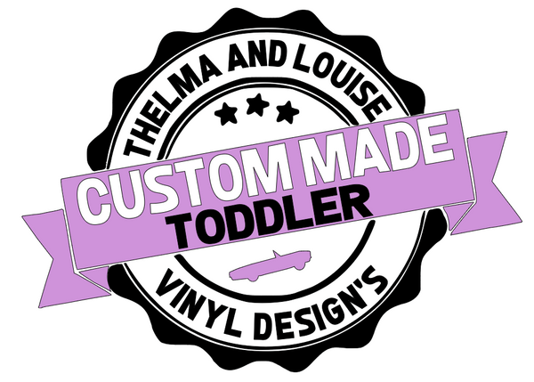 CUSTOM MADE TODDLER T-SHIRTS