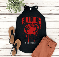 BULLDOGS SPIRIT ROCKER TANK TOPS