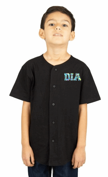 Kids' Button Down Baseball Jersey - Shirts & Top