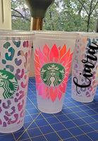 CUSTOM MADE STARBUCKS COLD CUPS