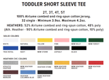 CUSTOM MADE TODDLER T-SHIRTS