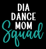 DIA FEMALE SQUAD BLACK T-SHIRT (YOUTH-ADULT)