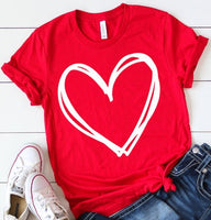 Valentines T-Shirt with Heart