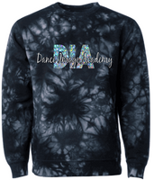 DIA UNISEX TIE DYE CREW NECK SWEATSHIRT