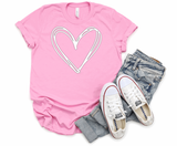 Valentines T-Shirt with Heart