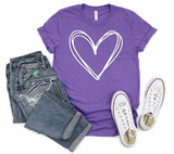 Valentines T-Shirt with Heart